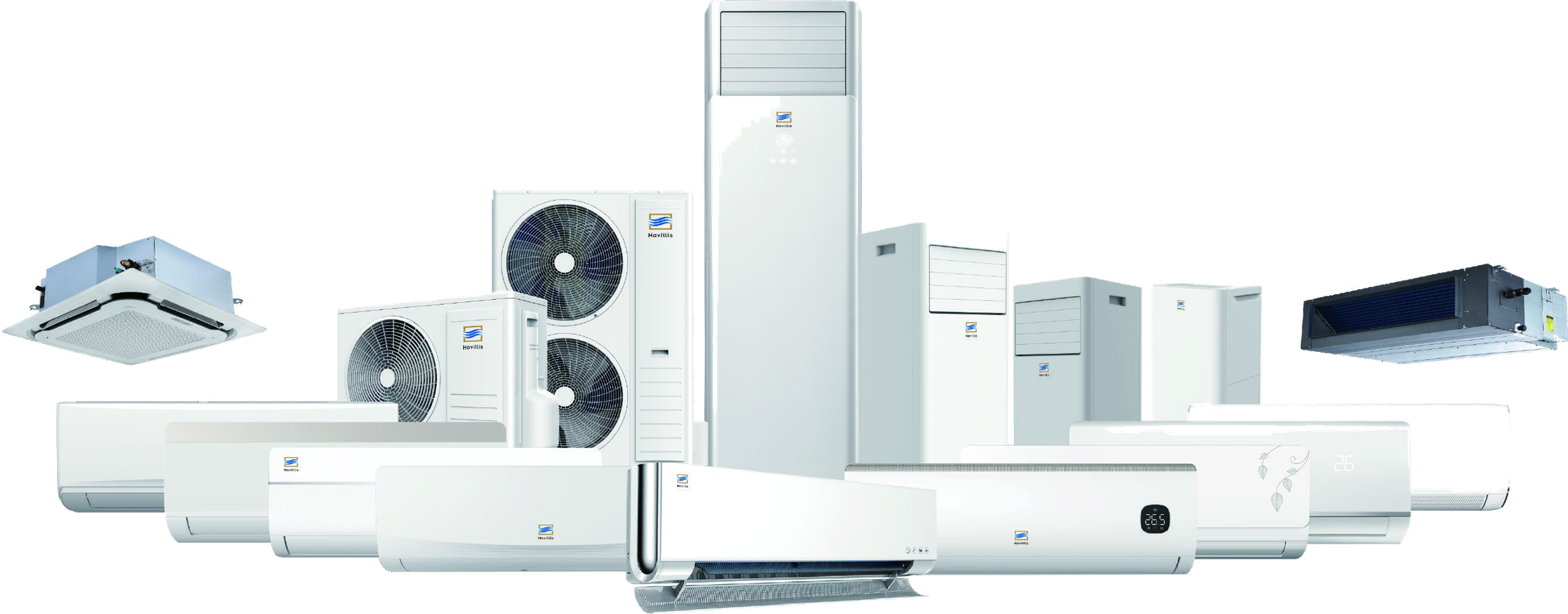 Full HAVILLIS air conditioning product range